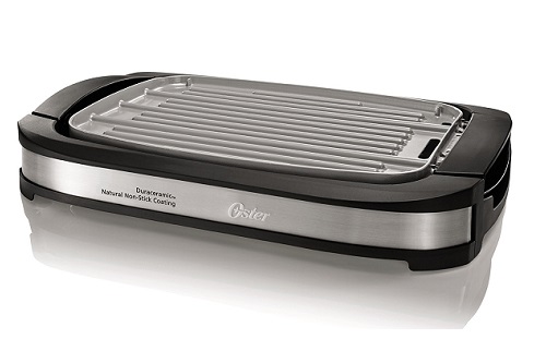 The Oster CKSTGR3007-ECO DuraCeramic Reversible Grill And Griddle