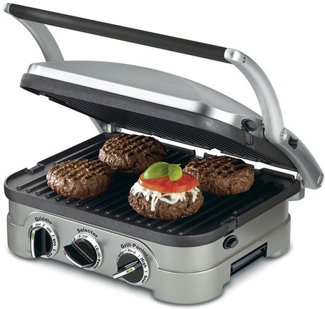 Cuisinart-GR-4N-5-in-1-Griddler-hamburgers-topelectricgriddles.com